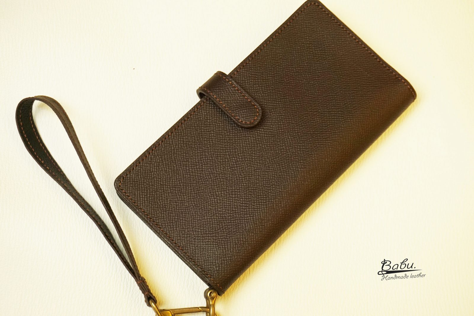 Vi da bo epsom xanh, vi dai cho nam, vi da that, vi da bo that epsom leather wallet 3